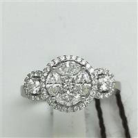 Ringe Bibigi Dame in Gold Diamante 1.1 Ct ANB9540B-13 - ANB9540B-13